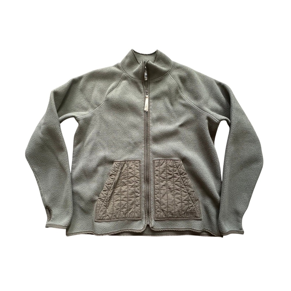 Madewell MWL BetterFleece Zip Quilted-Pocket Jacket size Medium